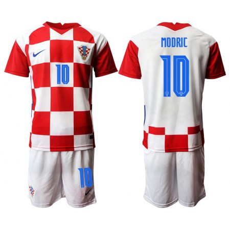Fußballtrikots Kroatien Luka Modrić 10 Kinder Heim Trikotsatz Euro 2020 Fußballtrikots Kroatien Luka Modrić 10 Kinder Heim Trikotsatz Euro 2020